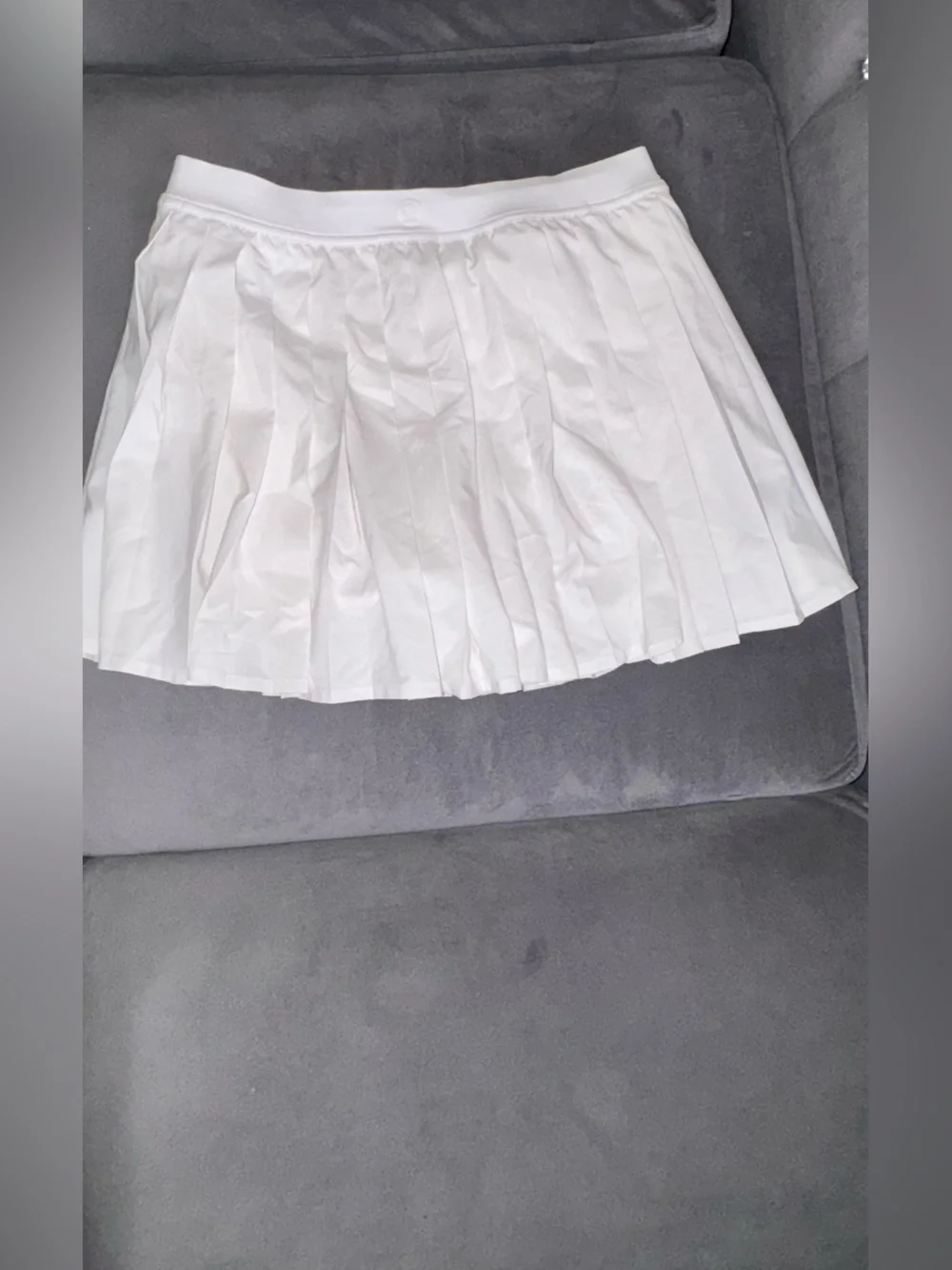 lululemon athletica White Pleated Skater Skirt